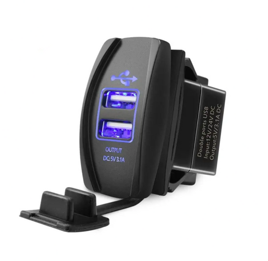 ARB Carling Rocker Toggle Switch | Dual USB Power Charger