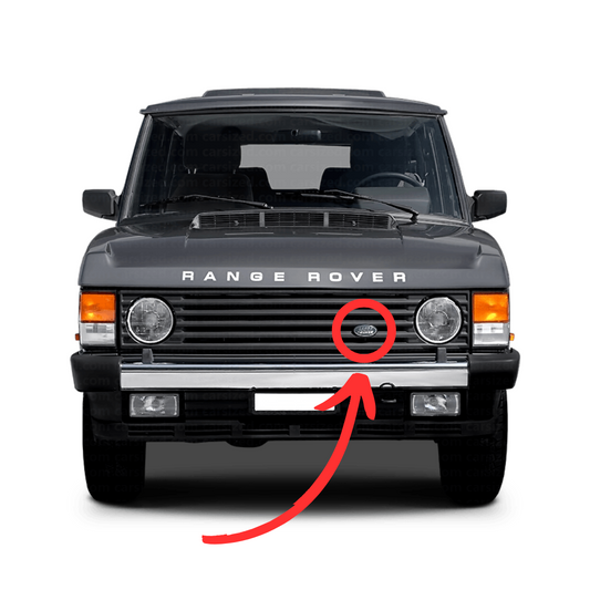 Range Rover Classic Grille Badge Plinth & BADGE — Enhance your Range Rover Classic's authentic style with this high-quality badge plinth and badge set. Whether you're restoring a classic or adding a personal touch, this is the perfect finishing detail.