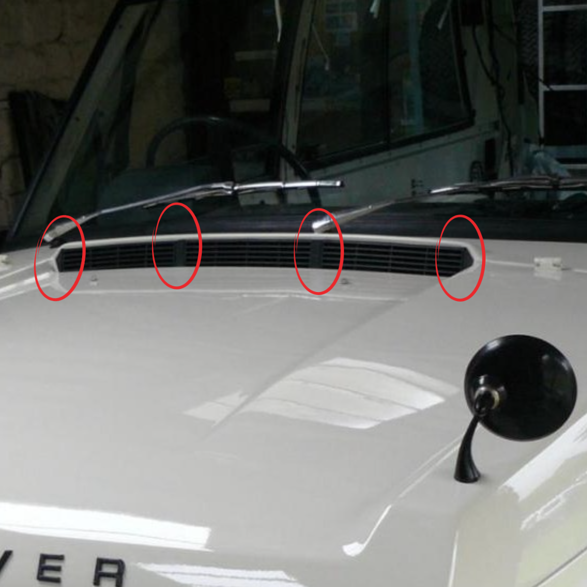Air Intake Grill Plastic Trim MWC9362 390610 390608 390609 Set Range Rover Classic