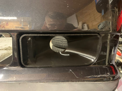 BMW E36 fog light cold air intake for brake ducts