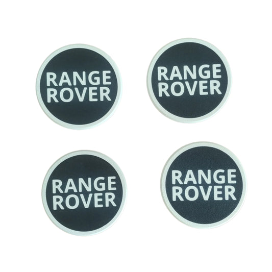 4x Range Rover Classic ALLOY WHEEL CENTRE CAPS NRC8254 — Complete set of 4x Range Rover Cap assembly-centre alloy wheel (NRC8254) part for Range Rover Classic 1971 - 1986 Classic, Range Rover Classic 1986 - 1991 (to Ha610293) Classic, Range Rover Classic 1992 - 1994 (from Ja610294)
