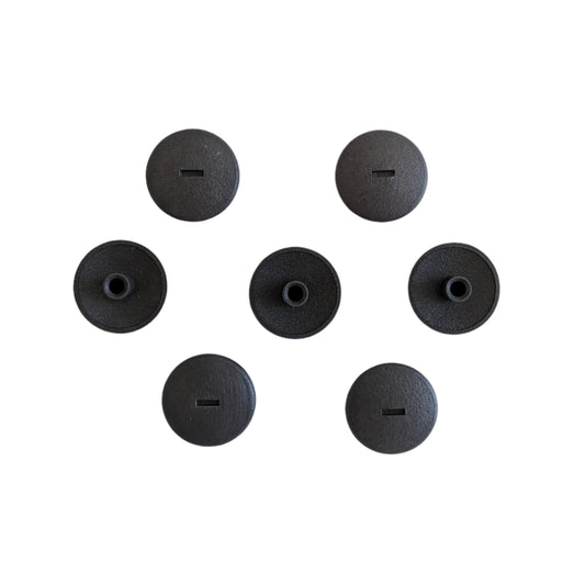 Black Carpet Retainer Finisher Range Rover Classic MXC5616LUL - Pack of 7 — Black Carpet Retainer Finisher for Range Rover Classic and Discovery (Soft Dash) MXC5616LUL