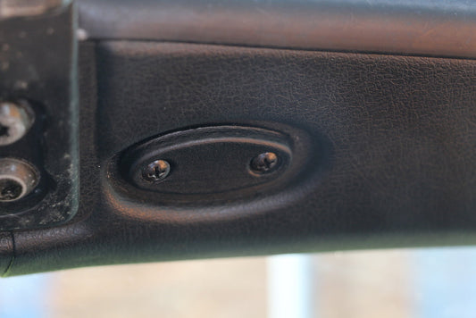 Mazda Miata 1990-2005 Sun Visor Delete Block off / Blank Plates MX-5 NA NB — Mazda Miata 1990-2005 Sun Visor Delete Block off / Blank Plates MX-5 NA NB We all love the Miata. But some of us are a little tall for that car. To make it a little comfortable for us tall people just take out the visors.