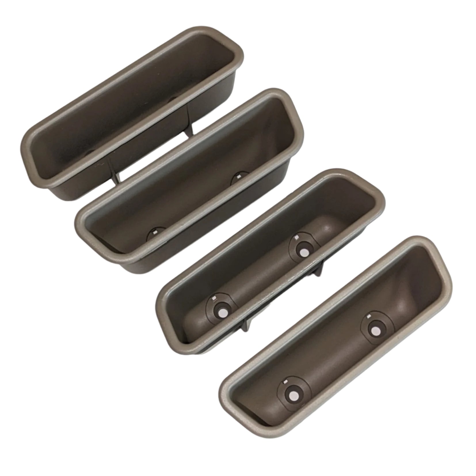 Range Rover Classic 1987-1995 Interior Door Pull Handle MXC1306 MXC1306AUK MXC1306LUL — Interior Door Card Pull Right and Left, Front and Rear Handles for Range Rover Classic County up to 1995 production. Available Colors: - Tan ( MXC1306AUK ) - Winchester Grey ( MXC1306LUL )
