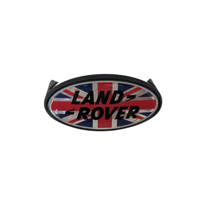 Range Rover Classic Grille Badge Plinth & BADGE — Front Grill / UK Flag — Enhance your Range Rover Classic's authentic style with this high-quality badge plinth and badge set. Whether you're restoring a classic or adding a personal touch, this is the perfect finishing detail.
