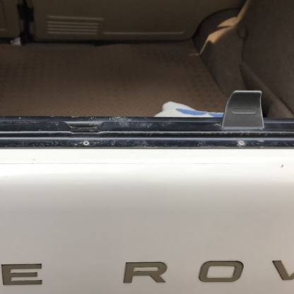 Tab-Lock Lower Tailgate Reinforced Set x2 MWC1654 NEW Range Rover Classic — Pair of Reinforced Lower Tailgate Tab-Locks for your Range Rover Classic. DIRECT replacement for MWC1654 The originals were prone to breaking after repeated use and are no longer available. Made of stronger PA12 (carbon fiber reinforced nylon).