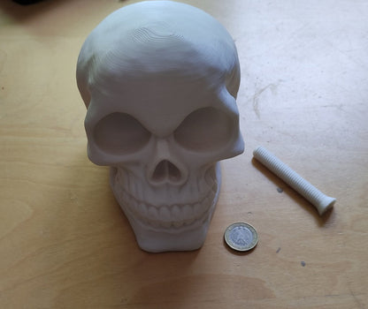 Trailer hitch skull cover — Cover is for 50mm trailer ball hitch.