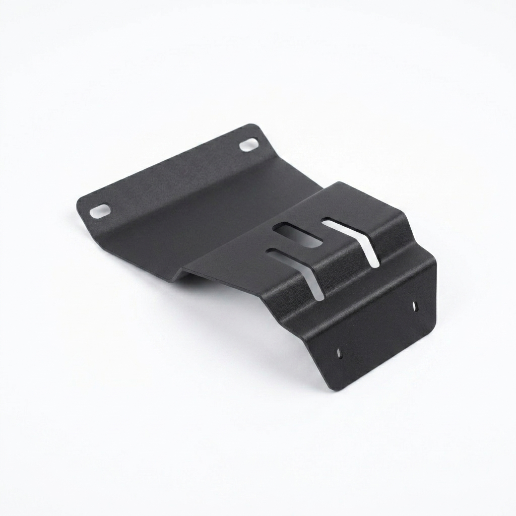 Range Rover Classic Fog Lamp Brackets - Stainless Steel - MUC9285 | MUC9286 — RH MUC9286 — Fog Lamp Brackets for Range Rover Classic. Material: Stainless Steel Replaces Part Numbers: MUC9285, MUC9286 Fits: Range Rover Classic