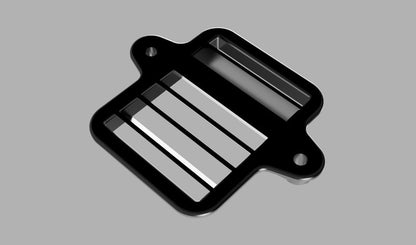 Land Rover 88 109 Series 3 Heater Outlet Grille (Early Type) 346728 — Land Rover 88/109 Series 3—part 346728. Early-type heater outlet grille for Series 3 lower dash restoration