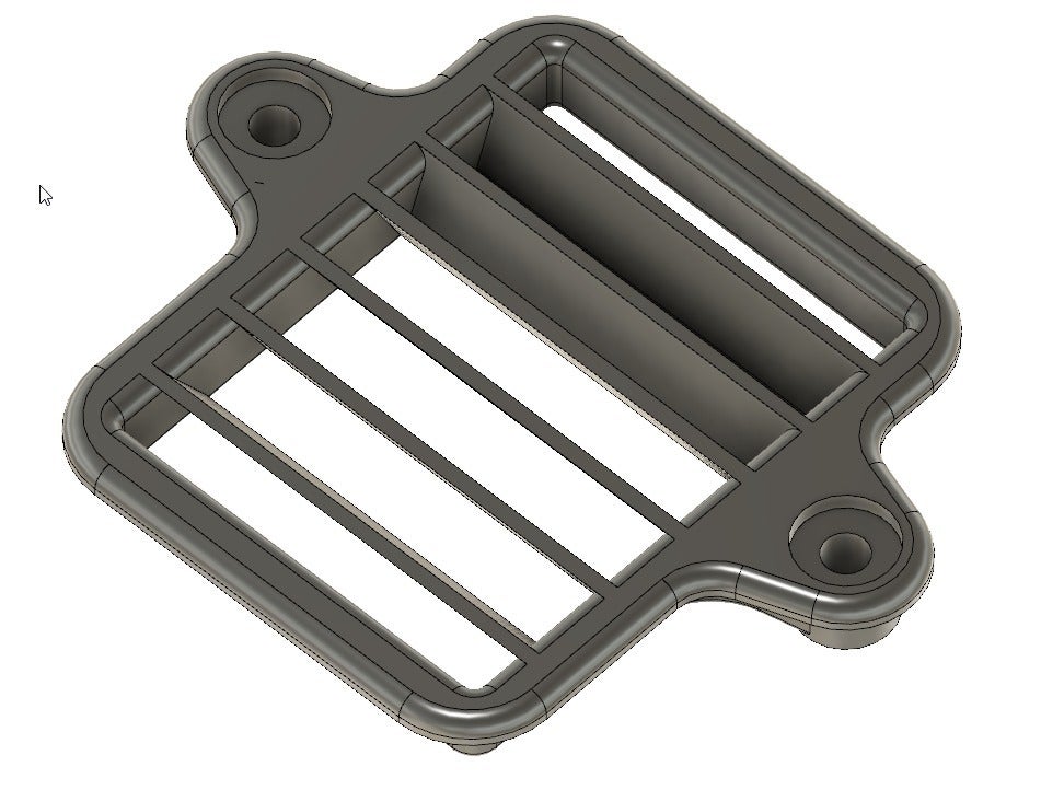 Land Rover 88 109 Series 3 Heater Outlet Grille (Early Type) 346728 — Land Rover 88/109 Series 3—part 346728. Early-type heater outlet grille for Series 3 lower dash restoration